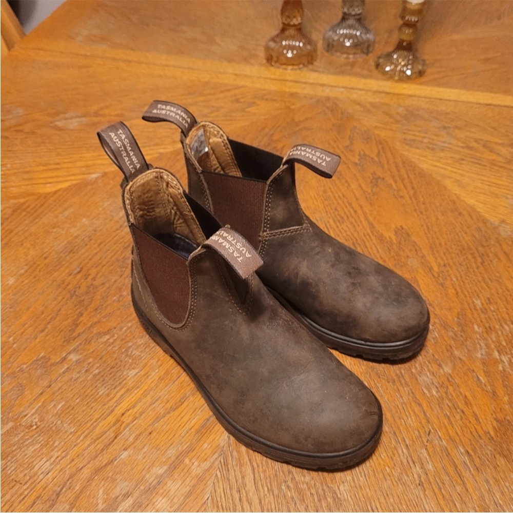 Blundstone Brown Leather Chelsea Boots